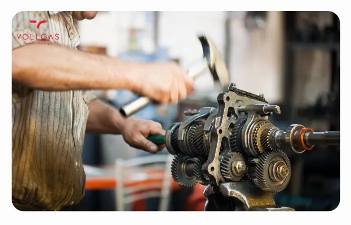 Eine frühzeitige Getriebeschaden Reparatur